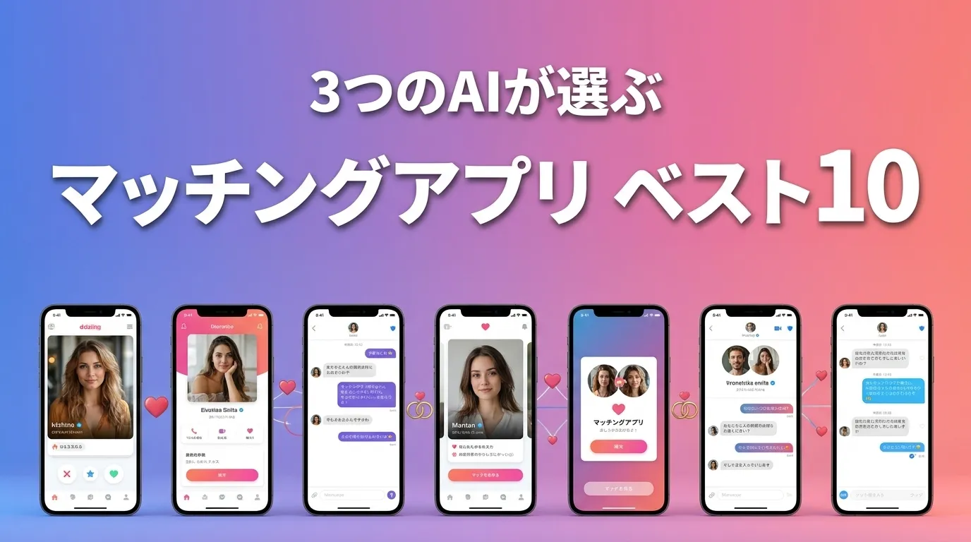 2026年8月版マッチングアプリおすすめAIランキング